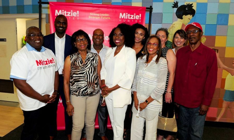 Mitzie Hunter with Family
