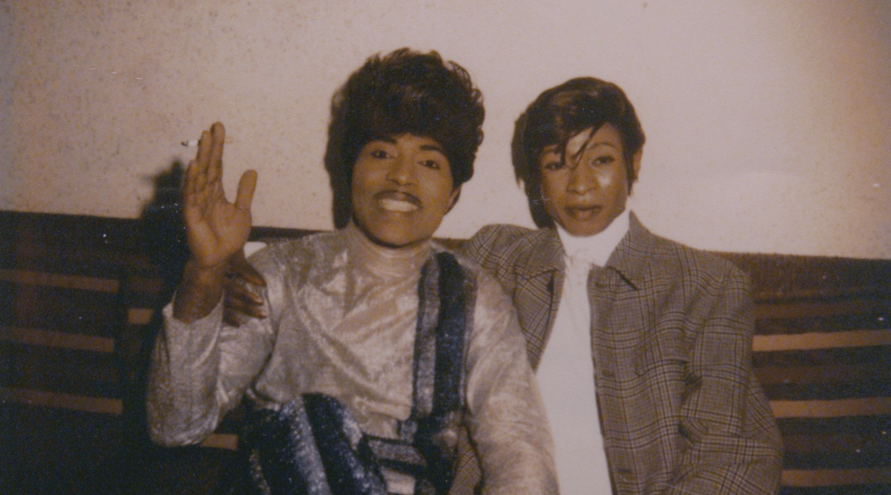 Left to right: Little Richard with Jackie in Nashville. Image courtesy of Banger Films and the NFB. 