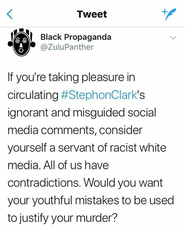 Stephon Clark's Misogynoir Mattered - tweets