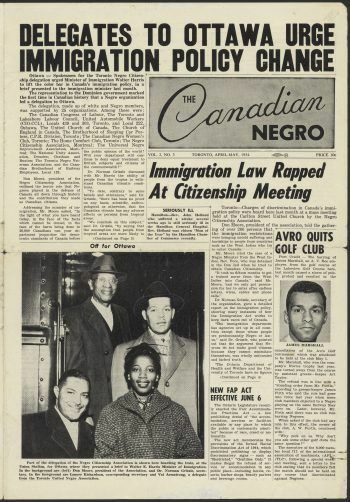 Commemorating the 65th Anniversary of the First Black-led Delegation to Ottawa