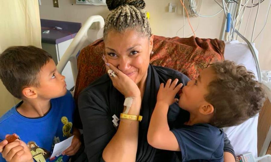 20191003 Measha Brueggergosman with sons 900x538