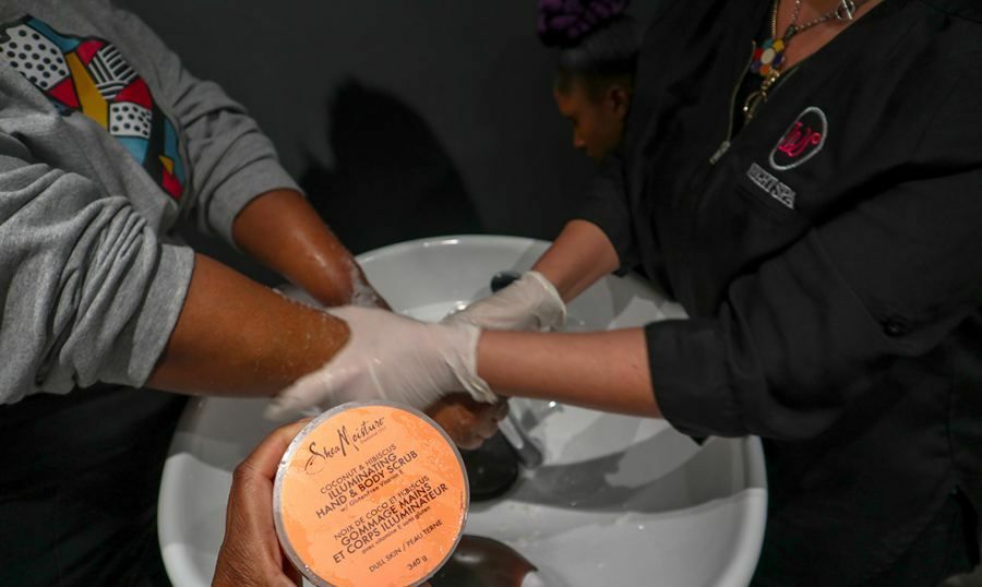 20200312 SheaMoisture Canada Hand massage at Jou Jou Hair Studio- ByBlacks 900x538px