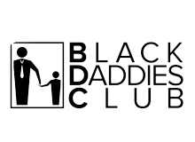The Father Project Partner - Black Daddies Club Logo Black