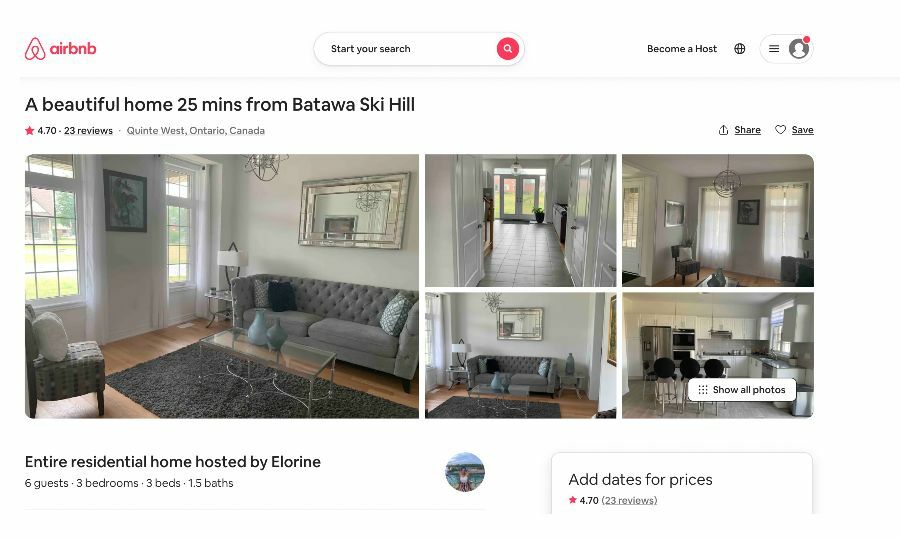 Black owned Air bnb in Batawa Ski Hill, Quinte West Ontario