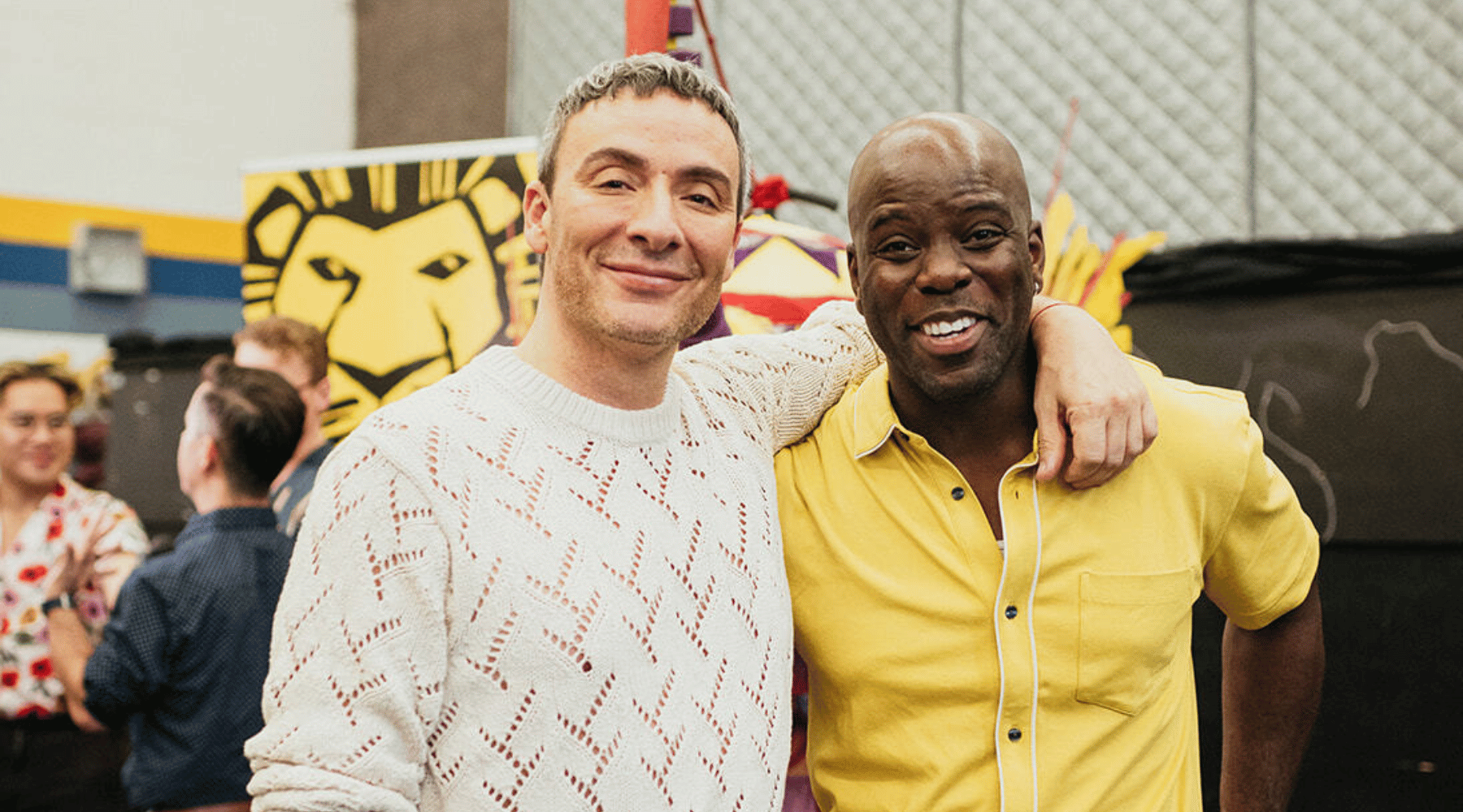 241010 David DLancy Wilson Mufasa with Salvatore Antonio Scar The Lion King. Photo by Wade Muir