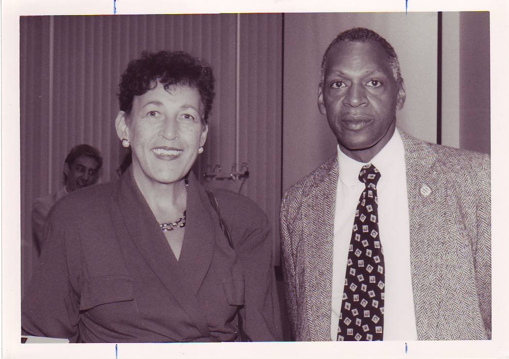 Bev Salmon and MacArthur Hunter co founded the Black Educators Working Group Photo by Ron Fanfair
