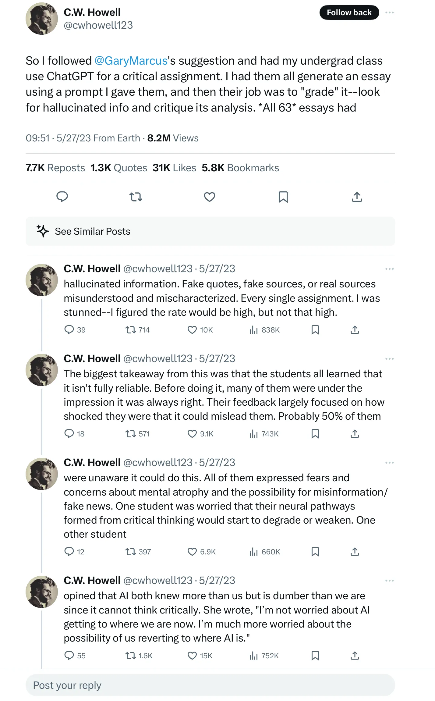 CWhowell tweet