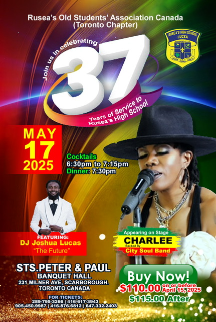 Rusea's Old Students' Canada 37th Annual Fundraiser