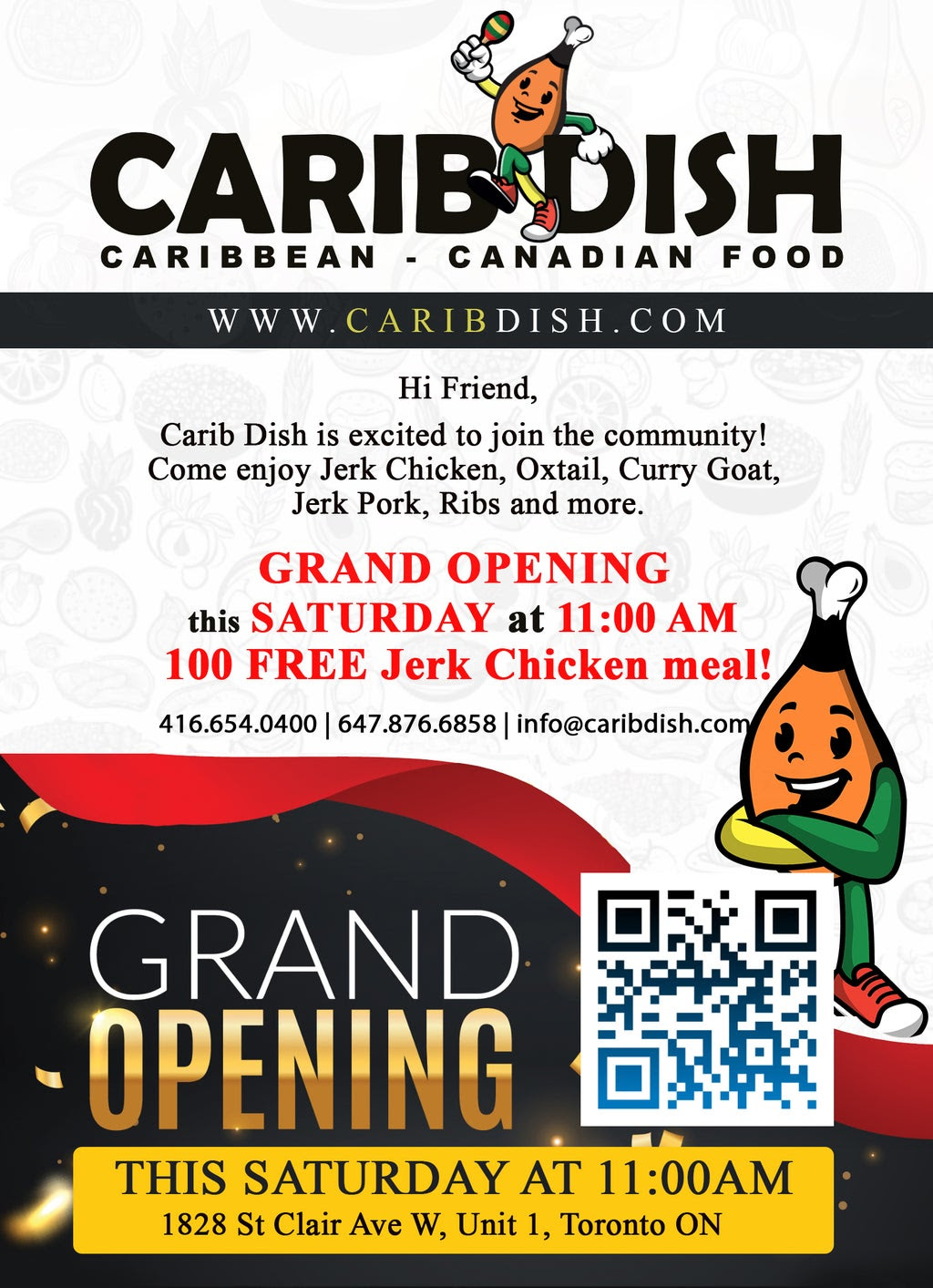 GRAND OPENING - 100 FREE MEALS