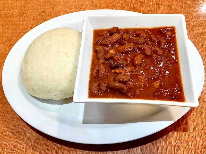 Ma Yve Grill 10 dollar special Fufu and chicken 2026 ByBlacks Restaurant Week 800x600px