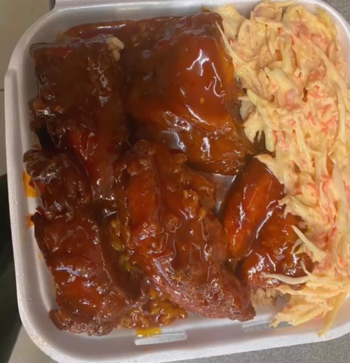 Stacys Island Flavor Restaurant ENTREE BBQ Fried Chicken 2026 Byblacks Restaurant Week