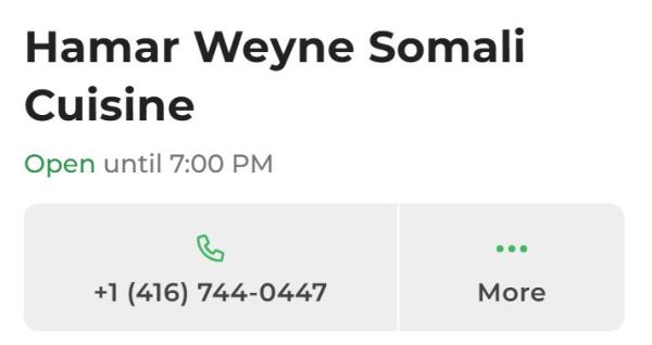 Hamar Weyne Restaurant Somali Cuisine