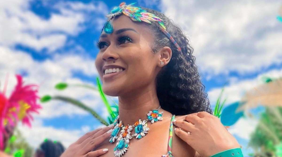 Courtney Allen in the 2022 Toronto Caribbean Carnival