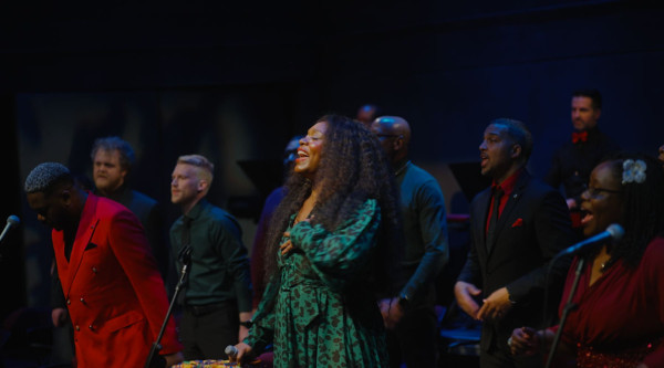 Alexandra Kane performs in The London Gospel Collective concert in 2023. 