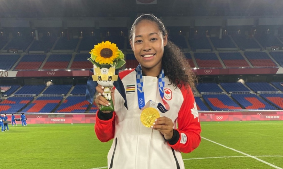 First Time’s The Charm: Jayde Riviere Reflects on Her Gold-Medal Debut at The Tokyo Olympics
