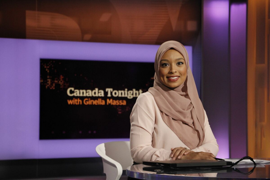 The host of CBC News Network&#039;s latest show, &quot;Canada Tonight with Ginella Massa&quot;, Ginella Massa.